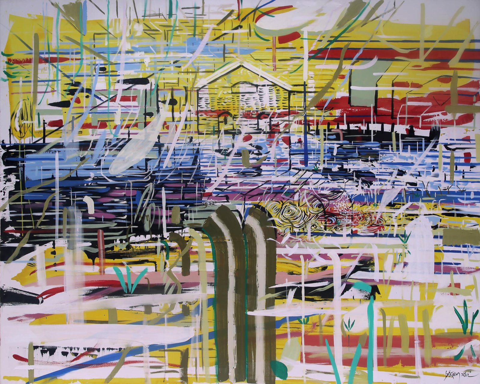 a painting of Görkem Dikel